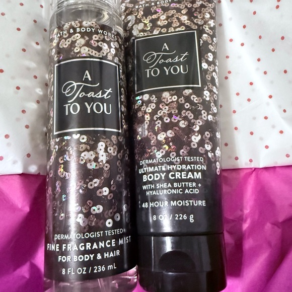 Bath & Body Works Sequin A Toast to You Set⭐️🖤⭐️🖤 - Picture 2 of 2